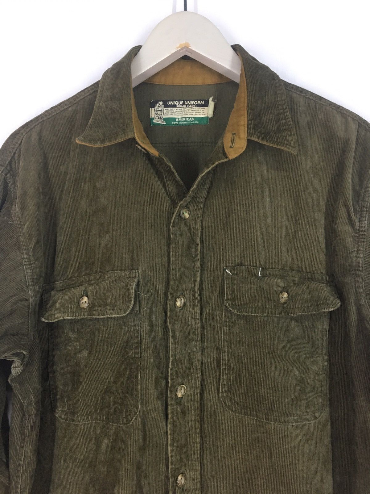 Sugar Cane Sugar Cane Unique Uniform Corduroy Shirt Size US L / EU 52-54 / 3 - 3 Thumbnail