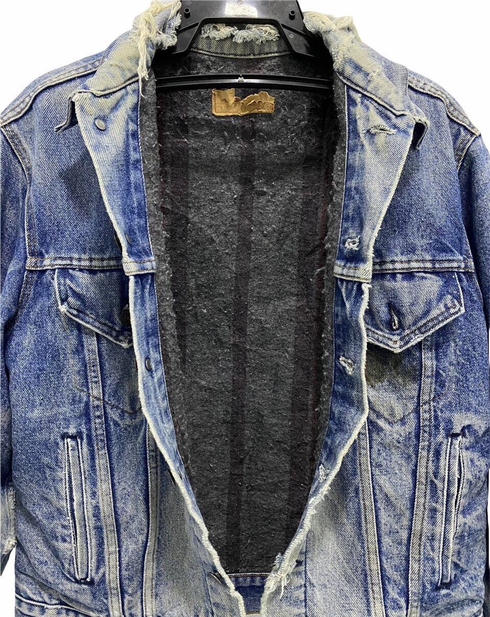 Levi's Vintage Clothing Vintage Levis Denim Jacket Follow your Fucking Dreams cw21 Size US M / EU 48-50 / 2 - 10 Thumbnail