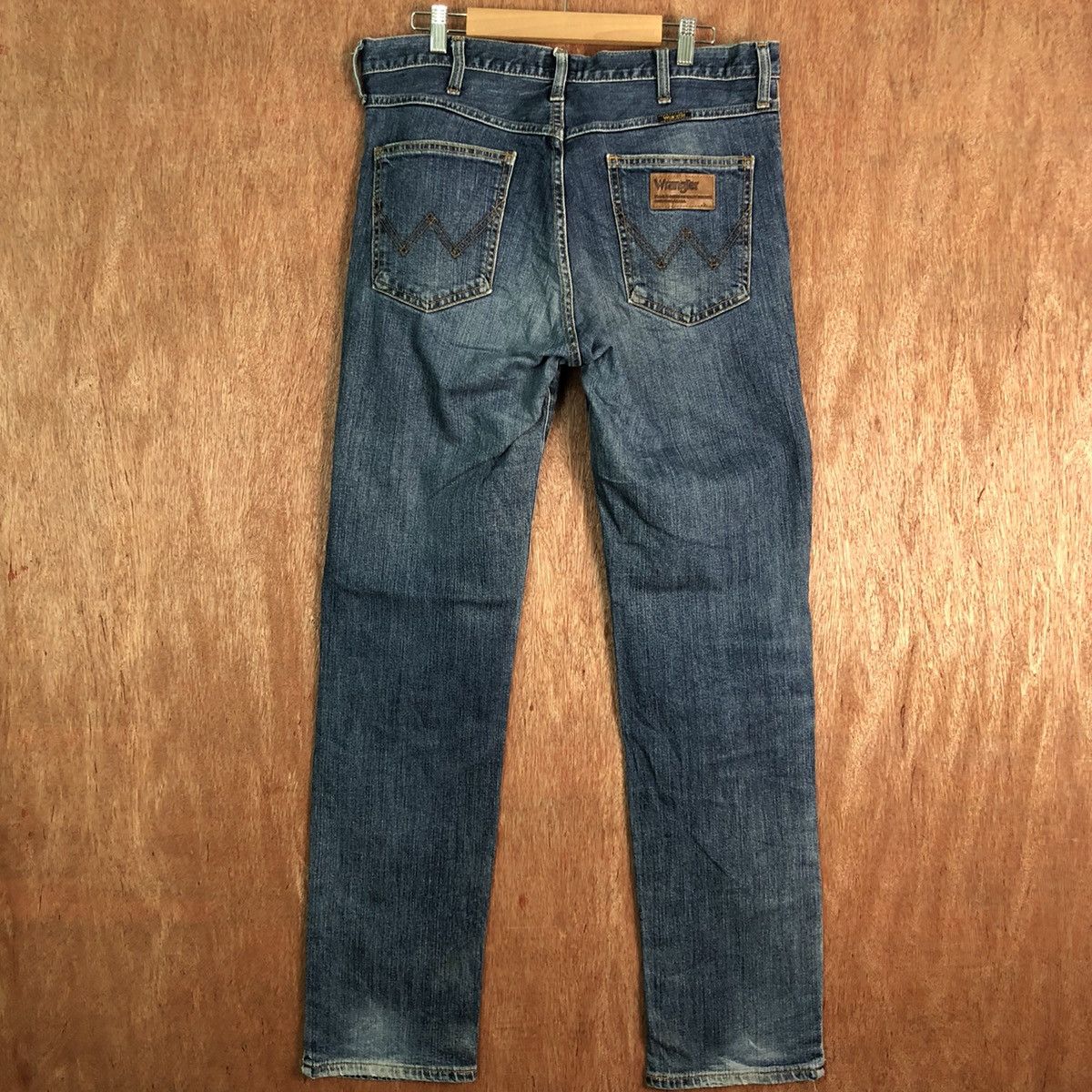 Vintage DLL Wrangler Vintage Blue distressed Denim Pants #c203 Size US 32 / EU 48 - 6 Thumbnail