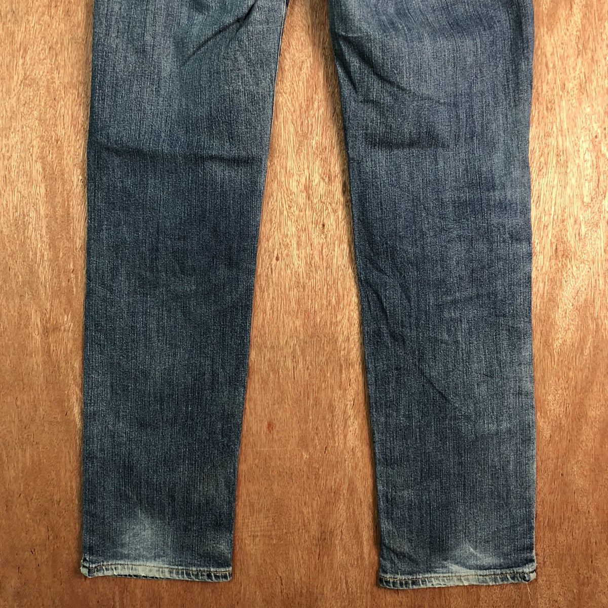 Vintage DLL Wrangler Vintage Blue distressed Denim Pants #c203 Size US 32 / EU 48 - 8 Thumbnail