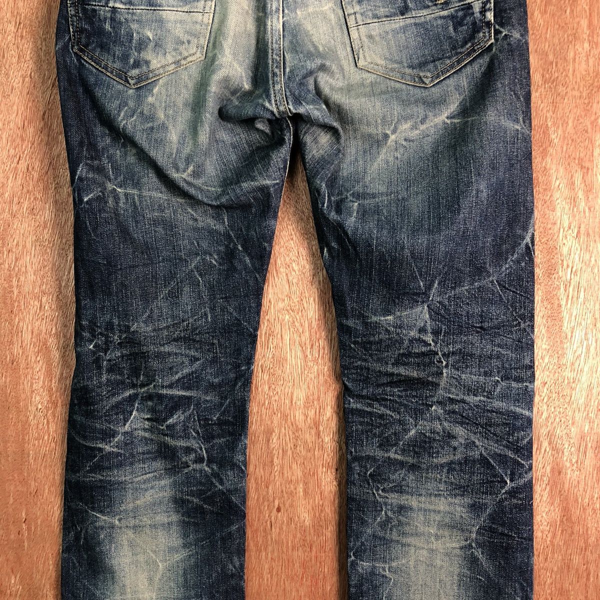 Tornado Mart DL Tornado Mart Japan lightning stripe Denim Pants #c145 Size US 34 / EU 50 - 11 Thumbnail