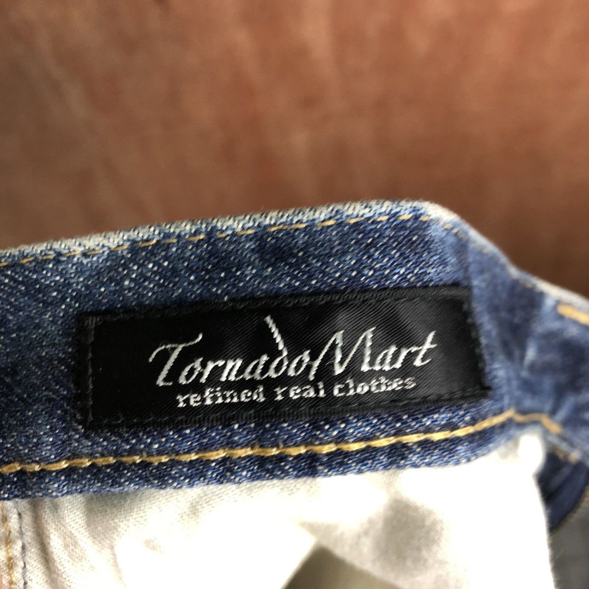 Tornado Mart DL Tornado Mart Japan lightning stripe Denim Pants #c145 Size US 34 / EU 50 - 13 Thumbnail