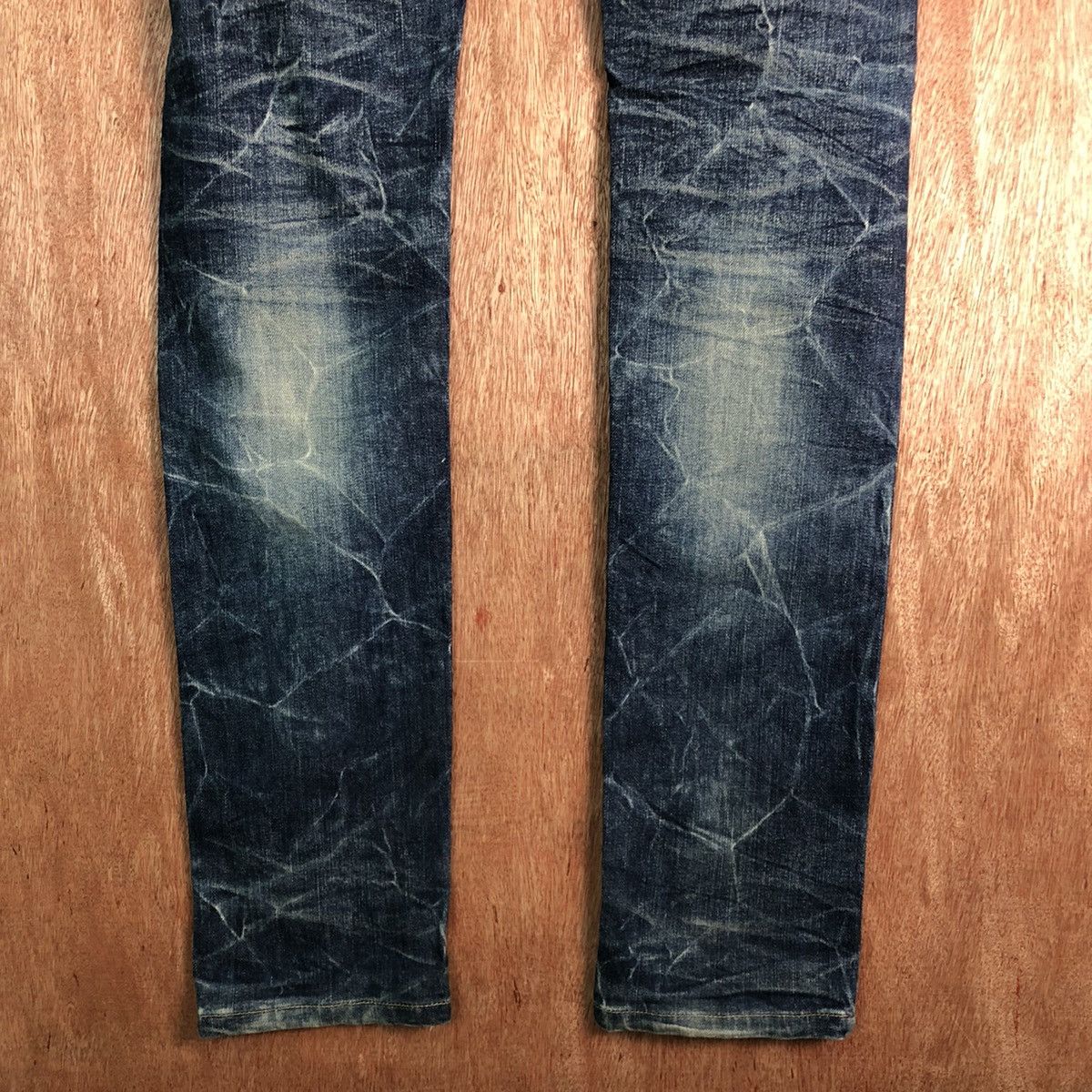 Tornado Mart DL Tornado Mart Japan lightning stripe Denim Pants #c145 Size US 34 / EU 50 - 10 Thumbnail