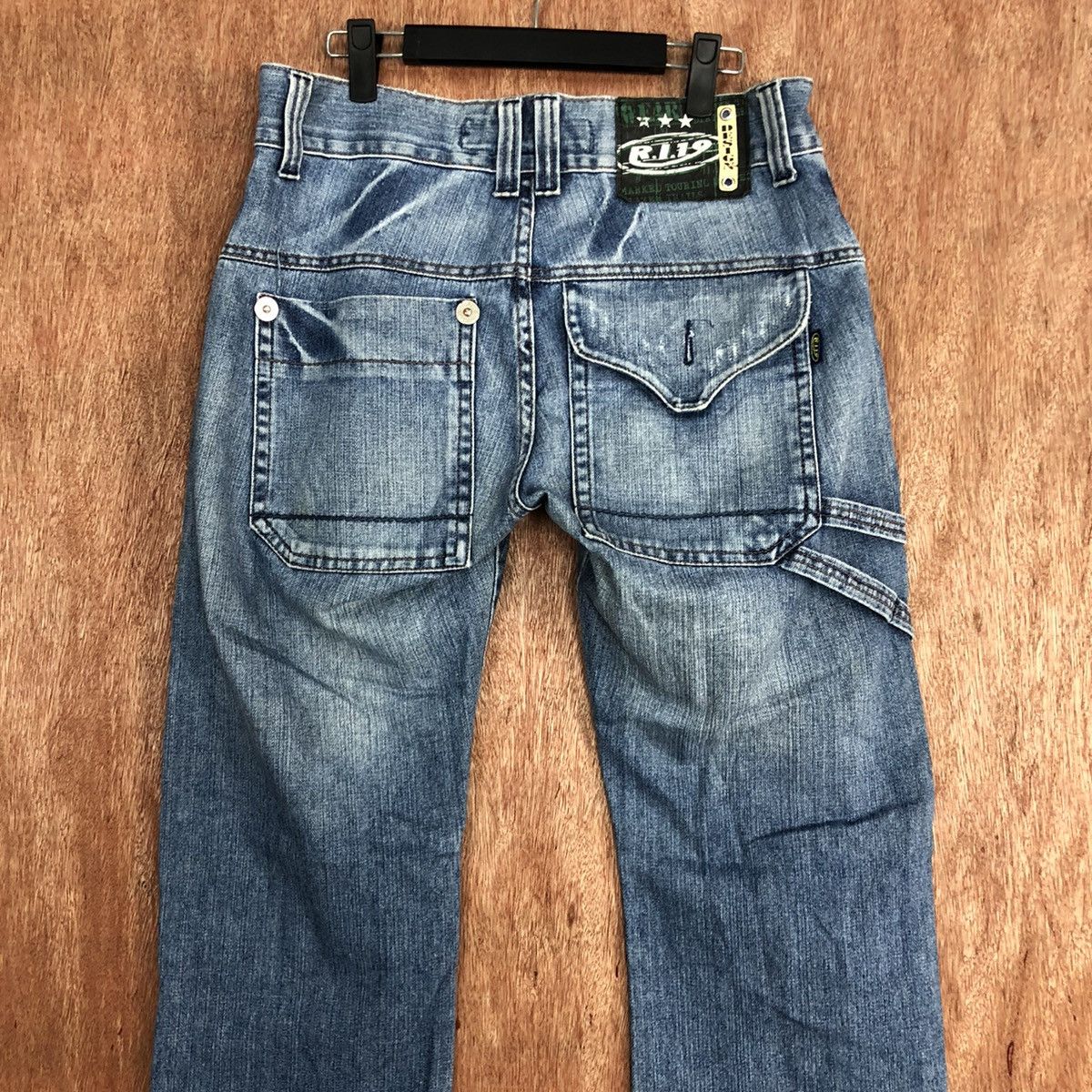 Japanese Brand DLL R.1.1.9 Blue Denim multipocket Jeans Pants #c625 Size 30" / US 8 / IT 44 - 10 Thumbnail