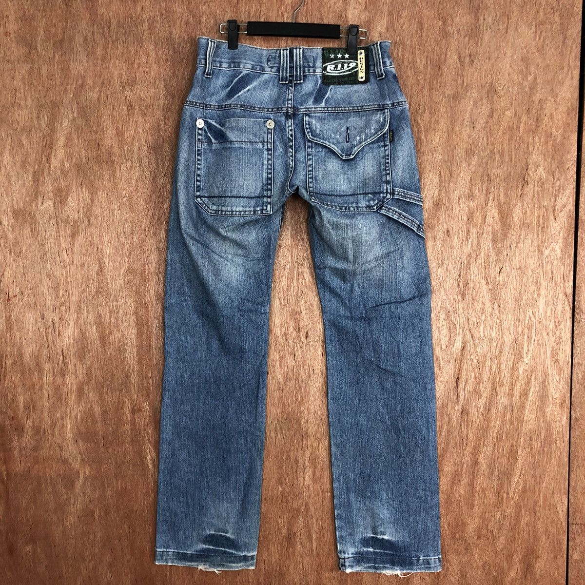 Japanese Brand DLL R.1.1.9 Blue Denim multipocket Jeans Pants #c625 Size 30" / US 8 / IT 44 - 9 Thumbnail