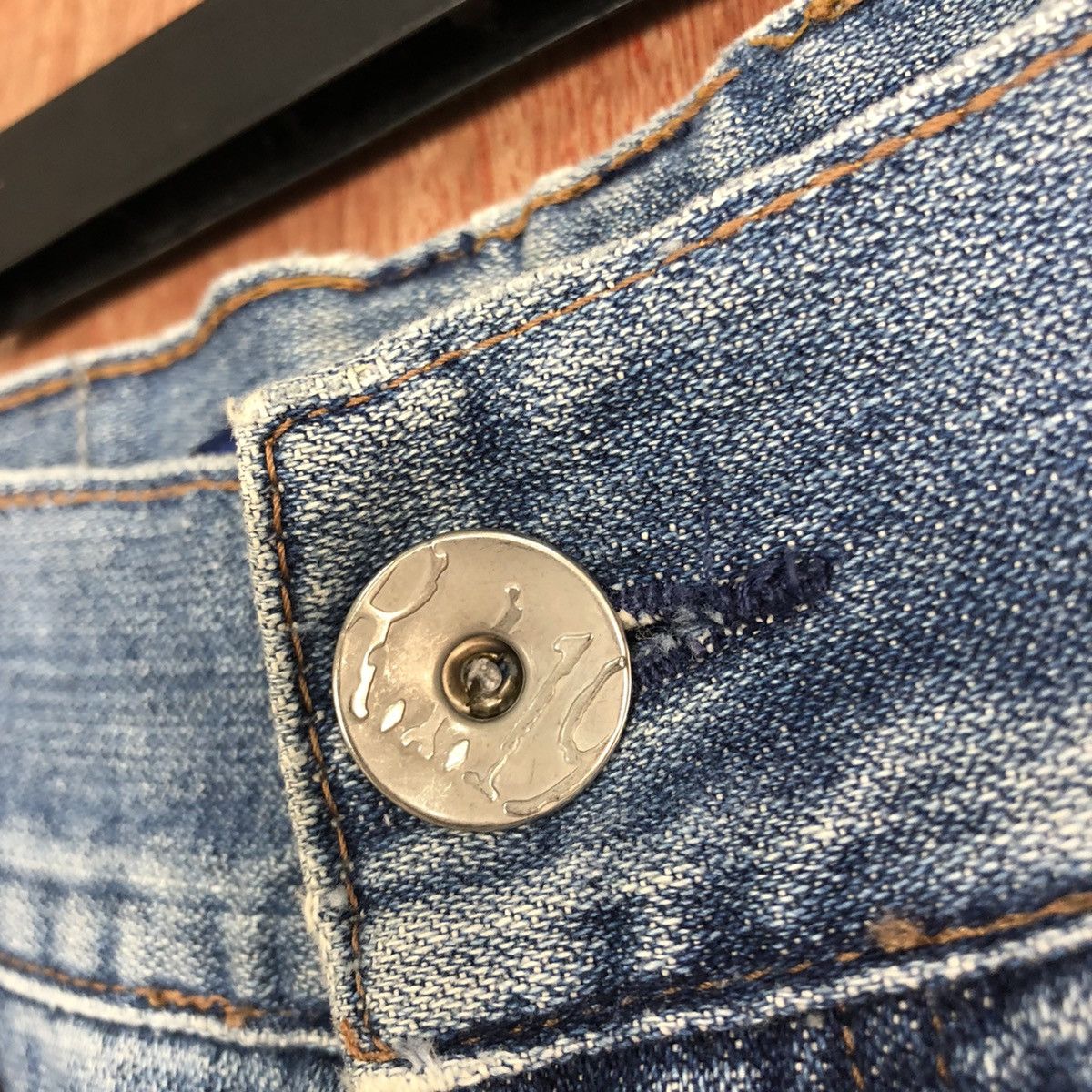 Japanese Brand DLL R.1.1.9 Blue Denim multipocket Jeans Pants #c625 Size 30" / US 8 / IT 44 - 7 Thumbnail