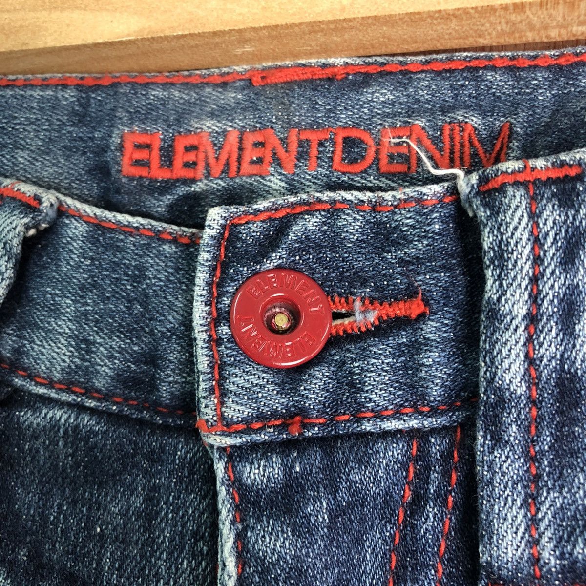 Element DLL Element Blue distressed Denim skate Jeans Pants #c122 Size US 30 / EU 46 - 5 Thumbnail