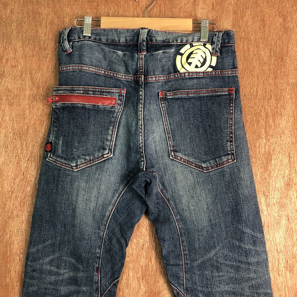 Element DLL Element Blue distressed Denim skate Jeans Pants #c122 Size US 30 / EU 46 - 8 Thumbnail