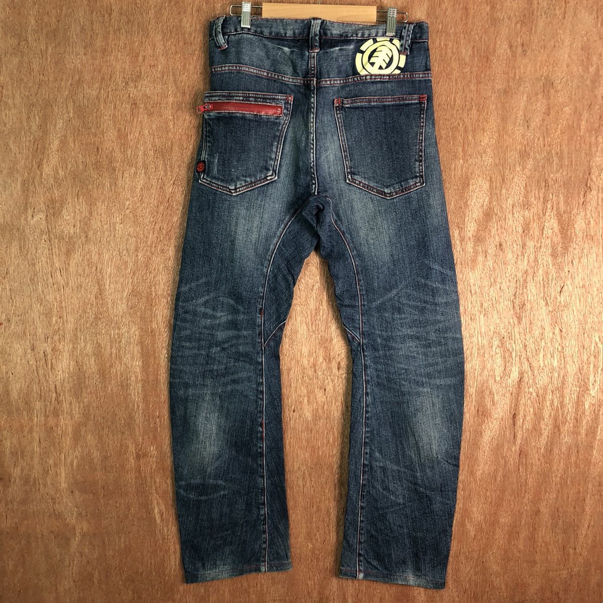 Element DLL Element Blue distressed Denim skate Jeans Pants #c122 Size US 30 / EU 46 - 7 Thumbnail