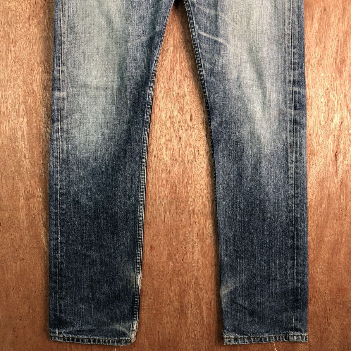 Levi's Levi's Strauss Blue Denim Jeans Pants #c178 Size US 33 - 3 Thumbnail