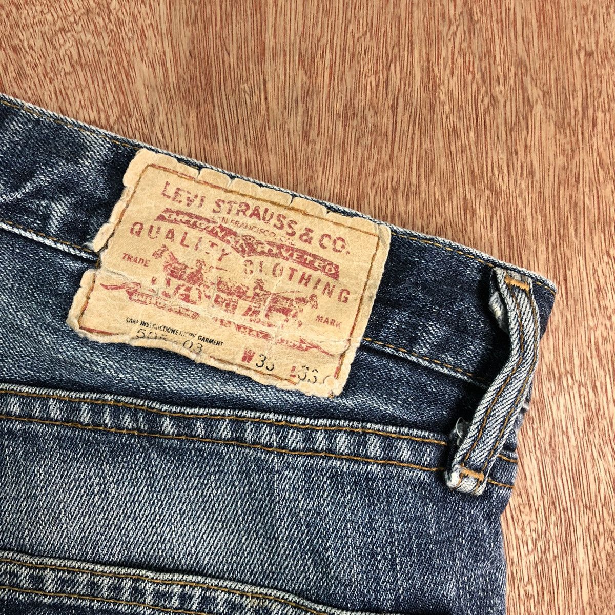 Levi's Levi's Strauss Blue Denim Jeans Pants #c178 Size US 33 - 12 Thumbnail