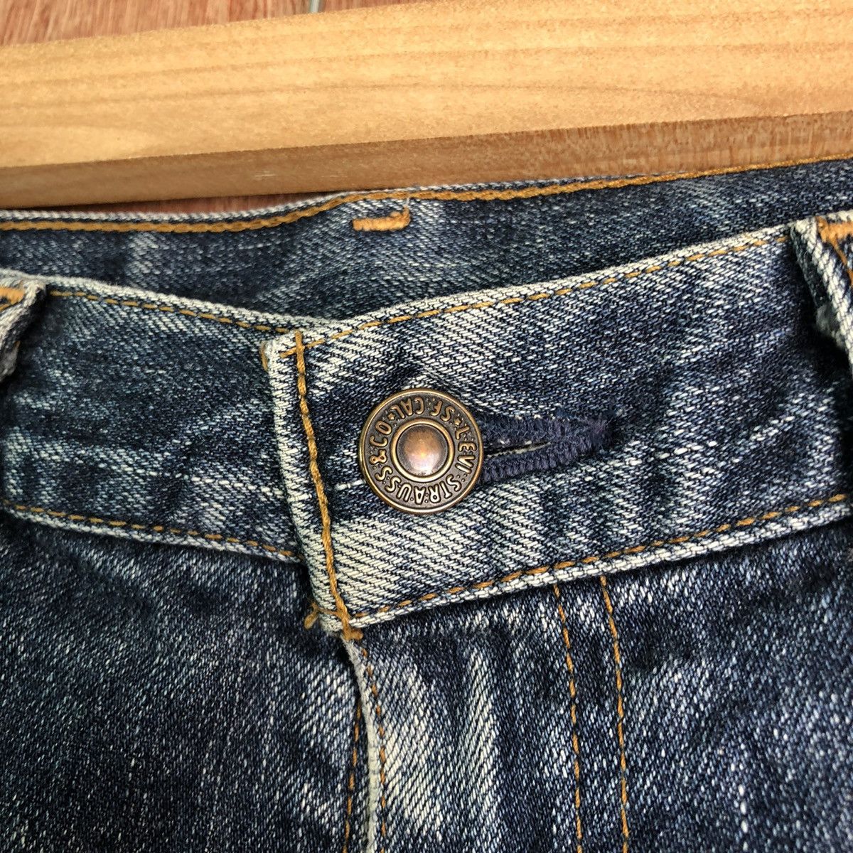 Levi's Levi's Strauss Blue Denim Jeans Pants #c178 Size US 33 - 4 Thumbnail