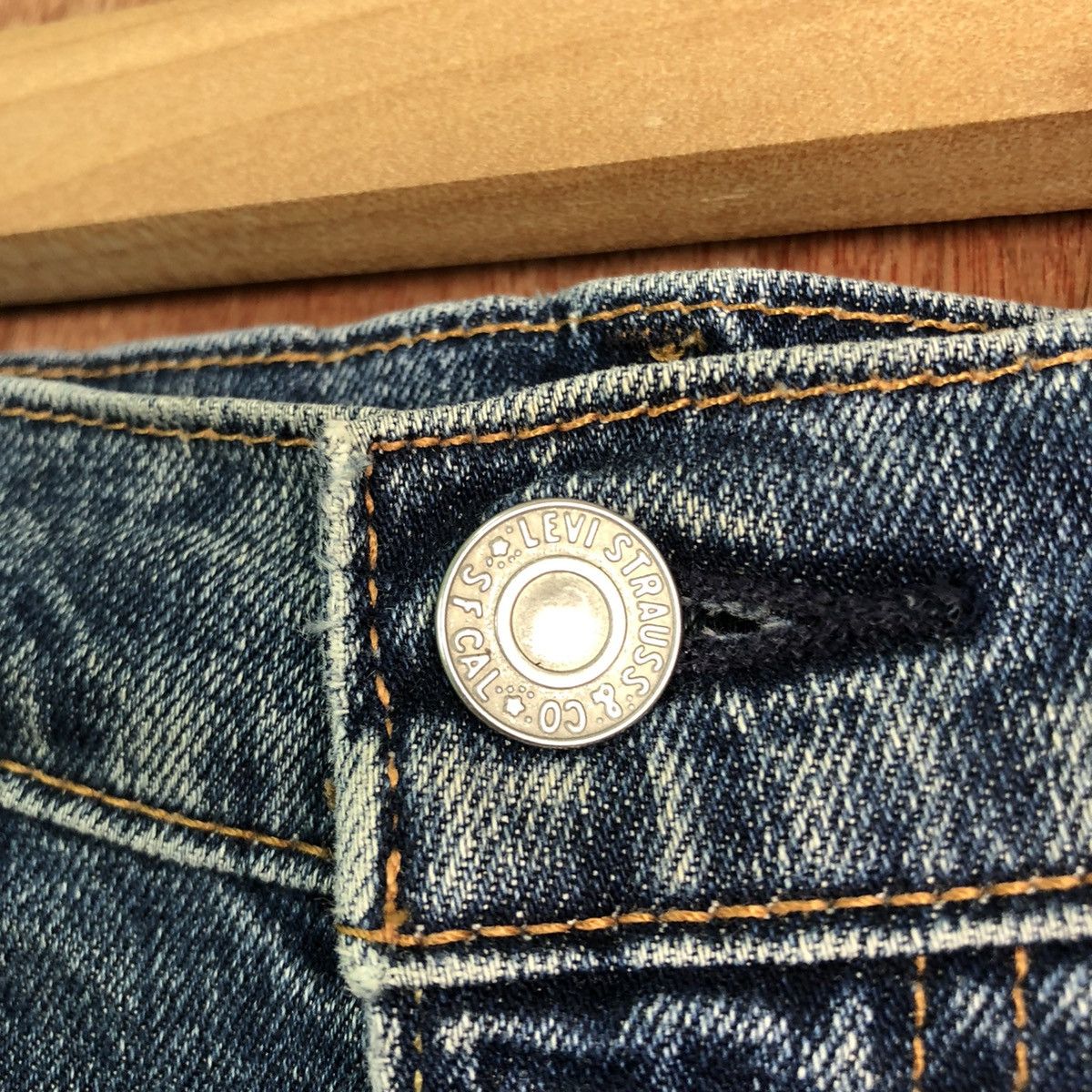 Levi's DLL Levi's Big E Vintage Blue Denim Jeans Pants #c248 Size US 31 - 4 Thumbnail