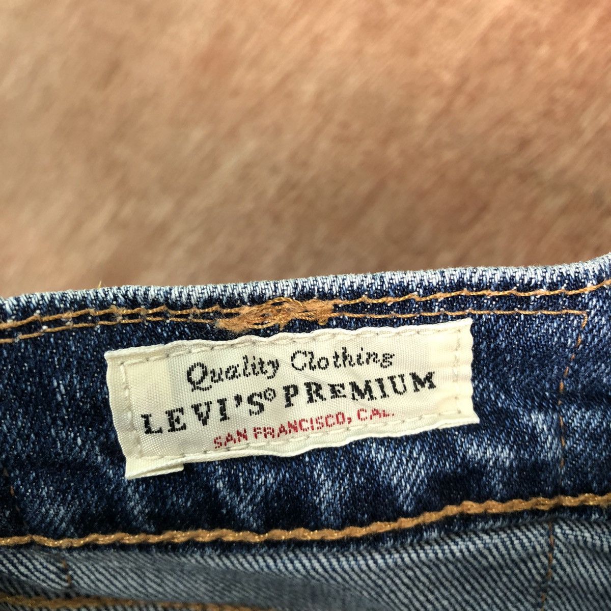 Levi's DLL Levi's Big E Vintage Blue Denim Jeans Pants #c248 Size US 31 - 11 Thumbnail