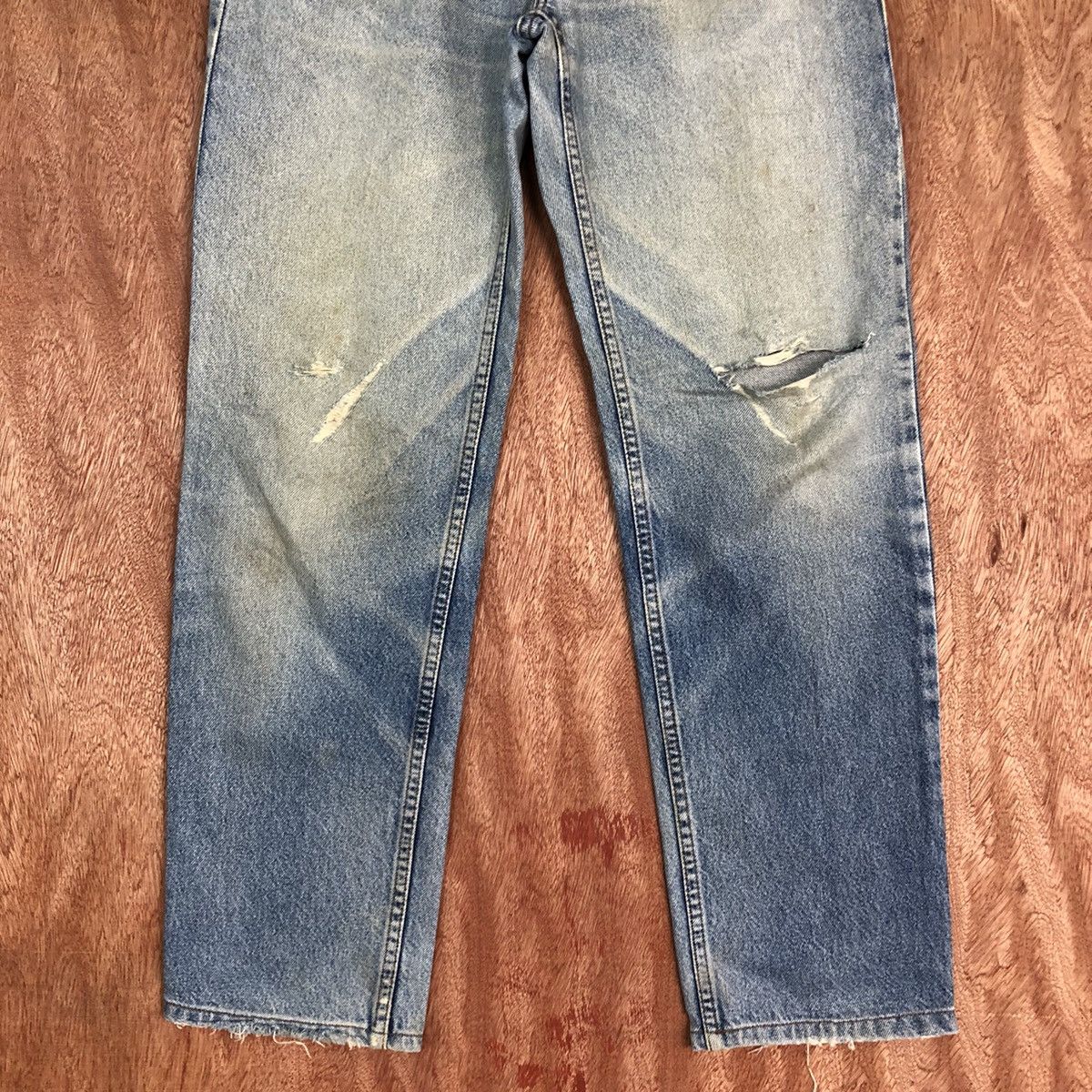 Levi's DL Levis Strauss orange tag Distressed Denim Pants #c631 Size US 28 / EU 44 - 3 Thumbnail