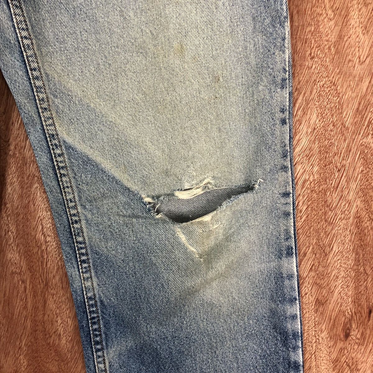 Levi's DL Levis Strauss orange tag Distressed Denim Pants #c631 Size US 28 / EU 44 - 5 Thumbnail
