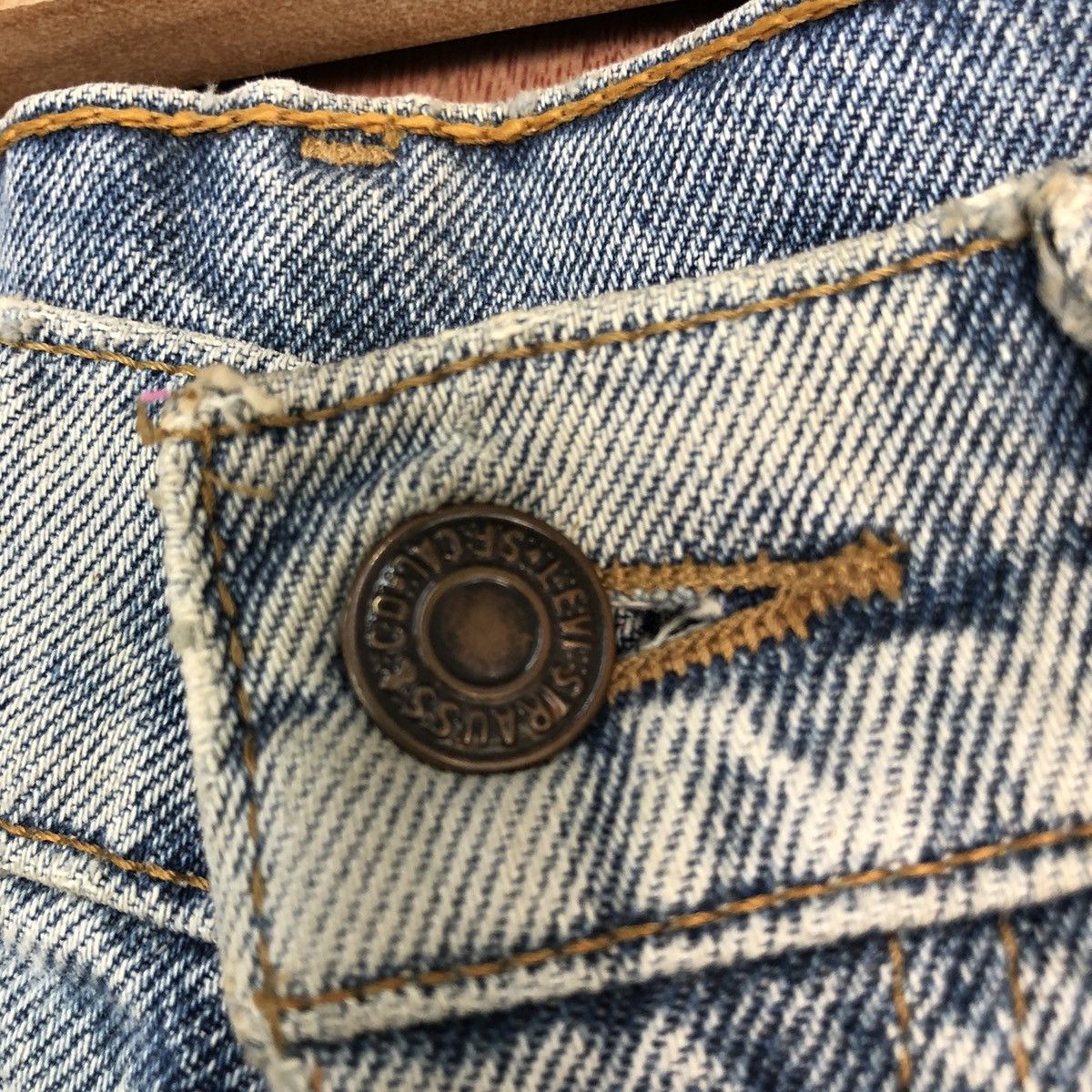 Levi's DL Levis Strauss orange tag Distressed Denim Pants #c631 Size US 28 / EU 44 - 7 Thumbnail