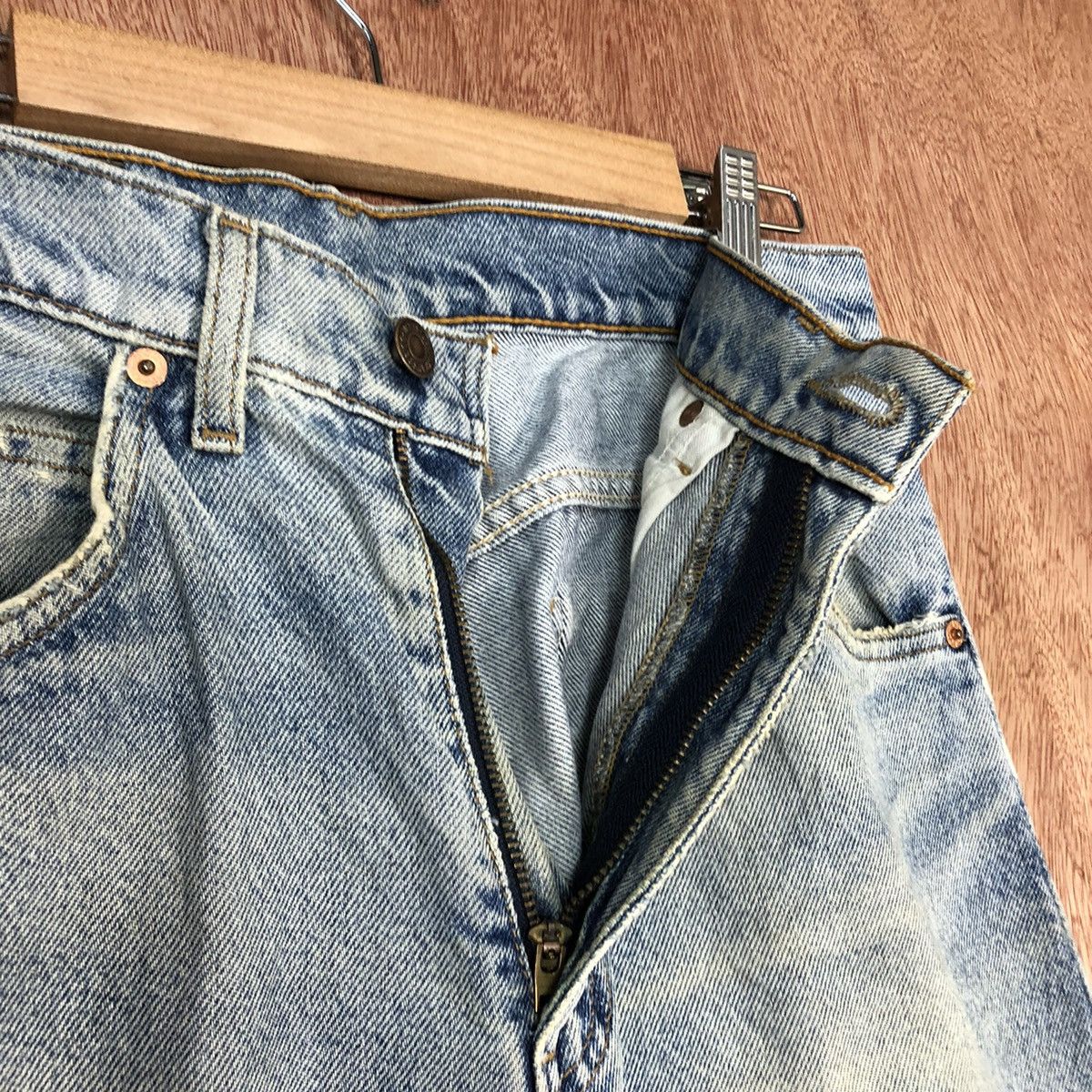 Levi's DL Levis Strauss orange tag Distressed Denim Pants #c631 Size US 28 / EU 44 - 8 Thumbnail