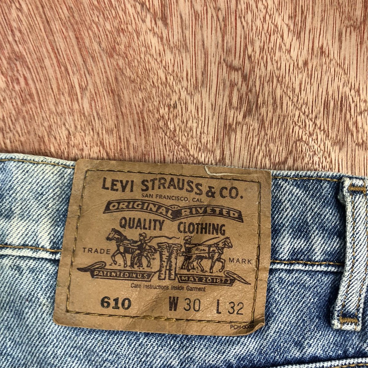 Levi's DL Levis Strauss orange tag Distressed Denim Pants #c631 Size US 28 / EU 44 - 13 Thumbnail