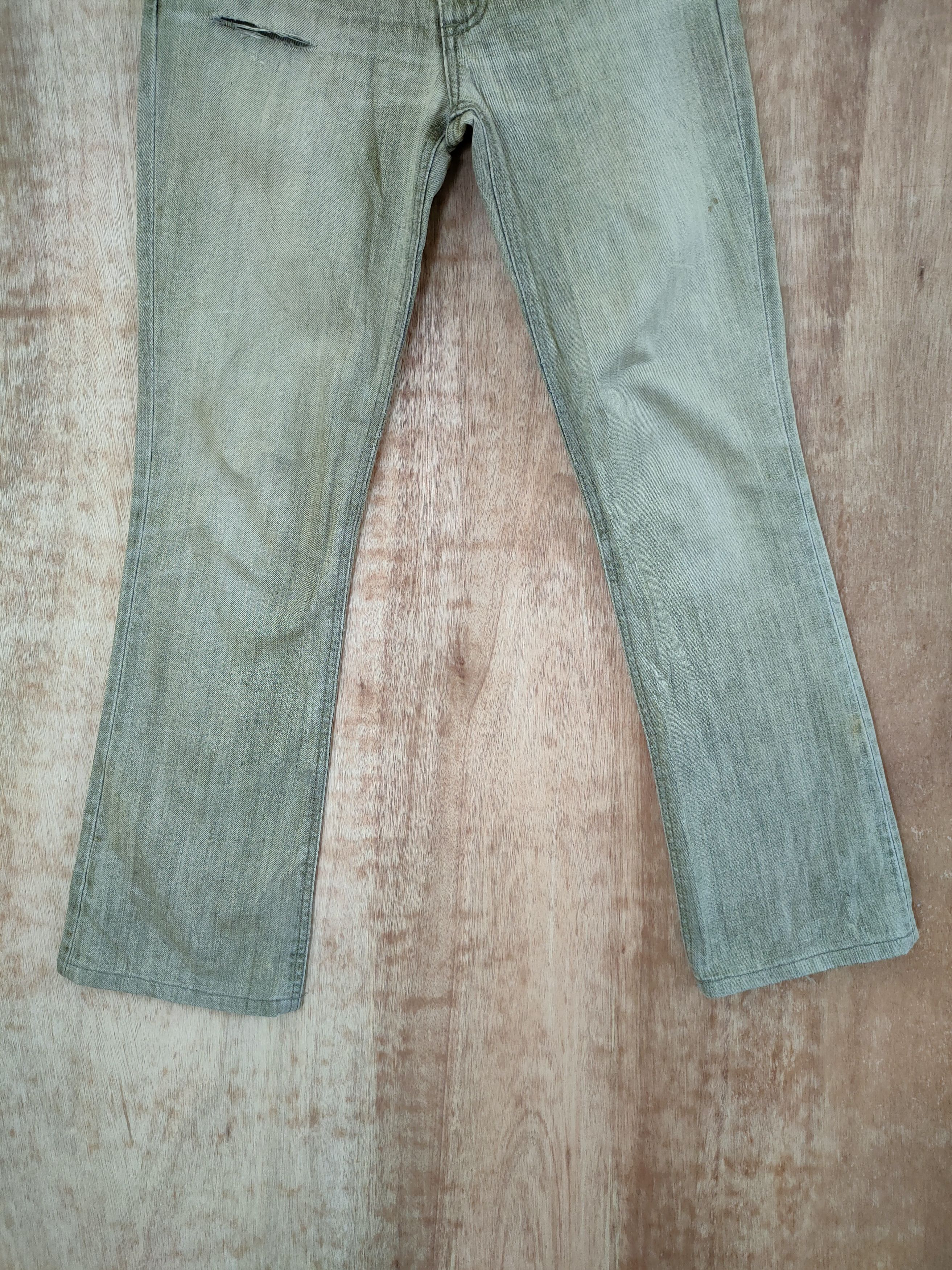 Edwin Something Edwin distressed denim pants jeans vintage #46-629 Size 29" - 2 Thumbnail