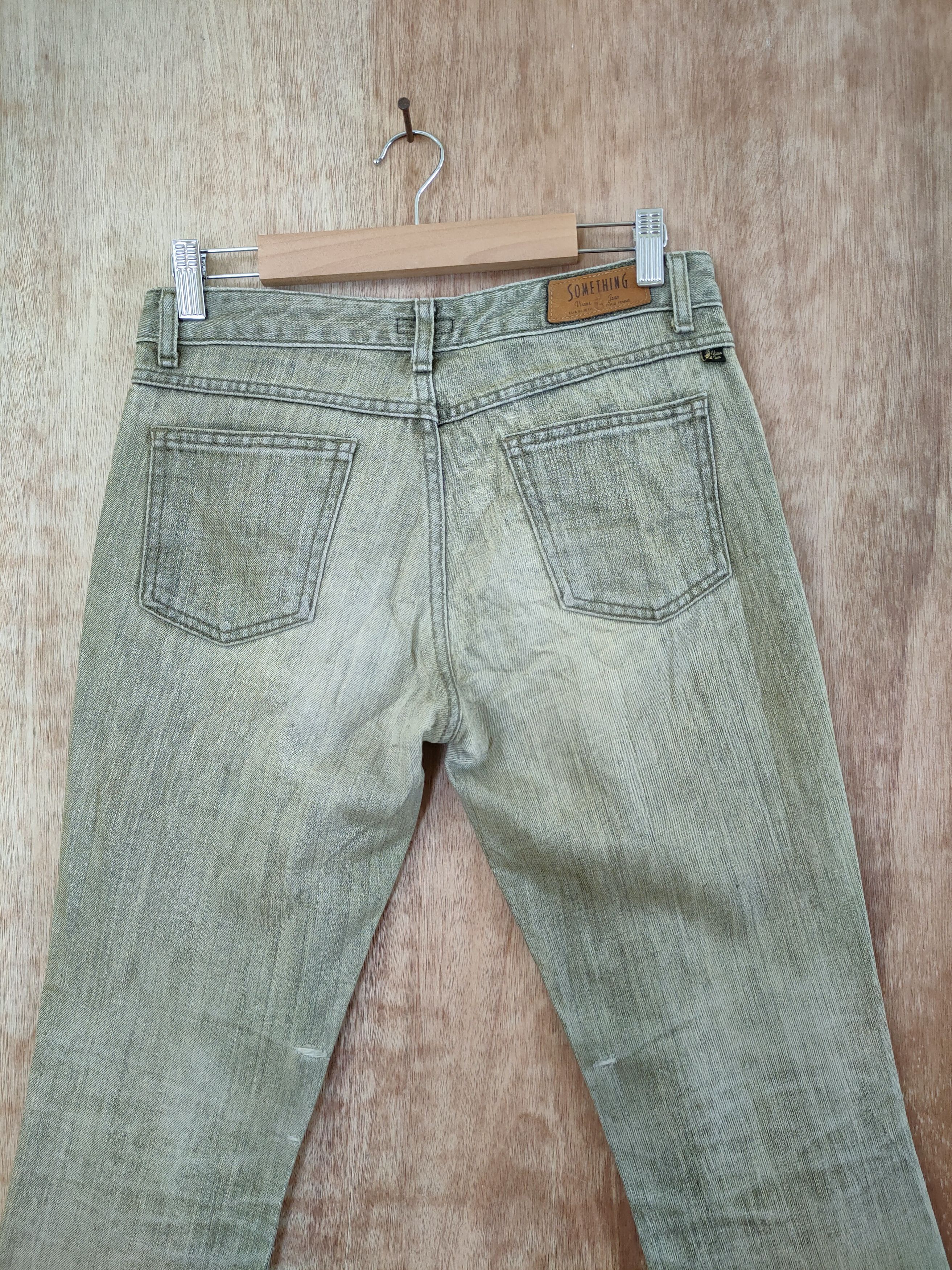 Edwin Something Edwin distressed denim pants jeans vintage #46-629 Size 29" - 8 Thumbnail