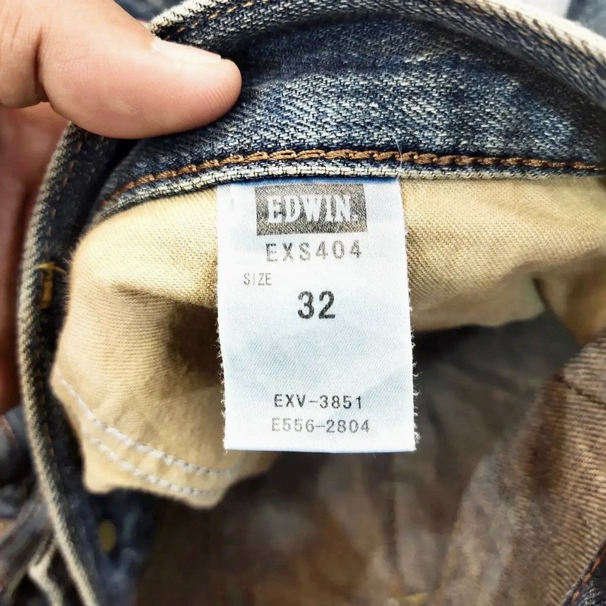 Edwin VINTAGE 90s EDWIN EXCLUSIVE SE RARE DESIGN SIZE 34X30 Size US 34 / EU 50 - 14 Thumbnail