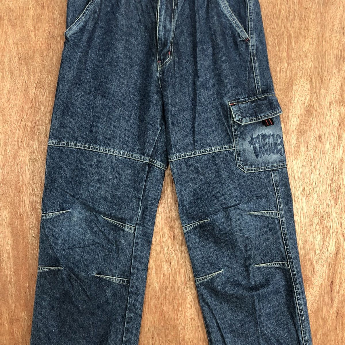 Japanese Brand DLL Shimax Junior Blue Denim JEans PAnts #c615 Size US 26 / EU 42 - 4 Thumbnail