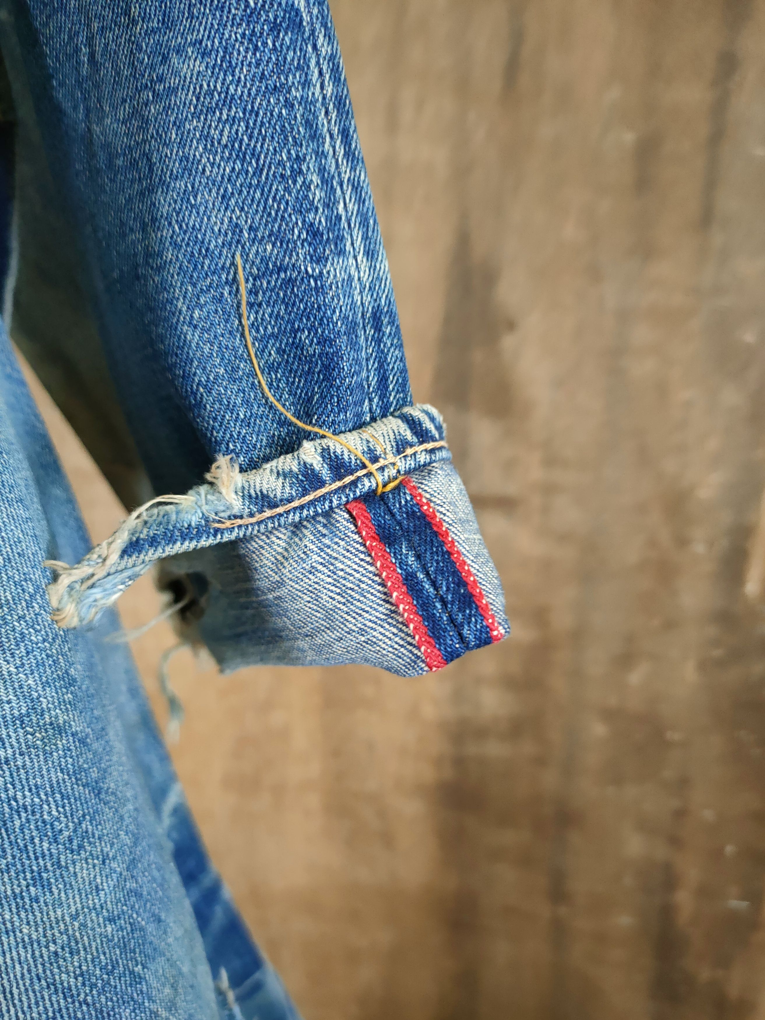 HOLLYWOOD RANCH MARKET DL Hollywood Ranch Market distressed denim jeans #46-897 Size US 32 / EU 48 - 18 Thumbnail