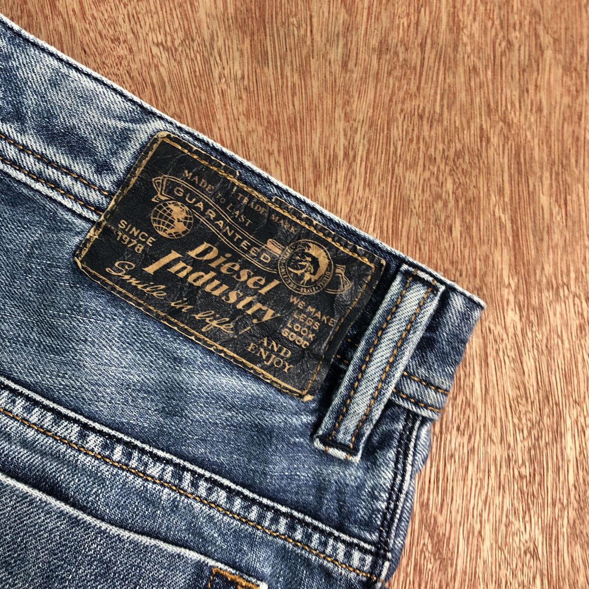 Diesel DLL Diesel Industry safado distressed Denim Jeans #c157 Size US 31 - 13 Thumbnail