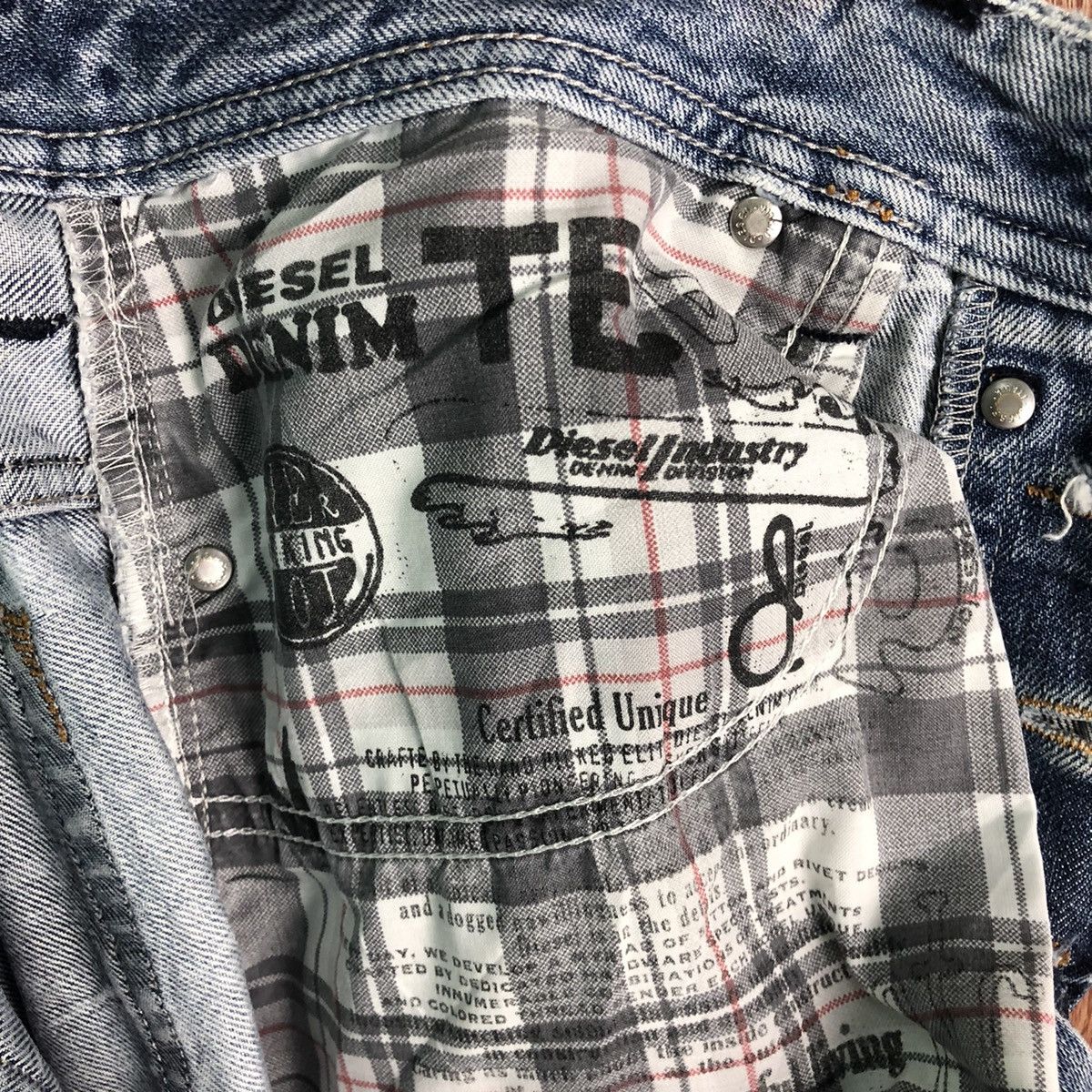 Diesel DLL Diesel Industry safado distressed Denim Jeans #c157 Size US 31 - 18 Thumbnail