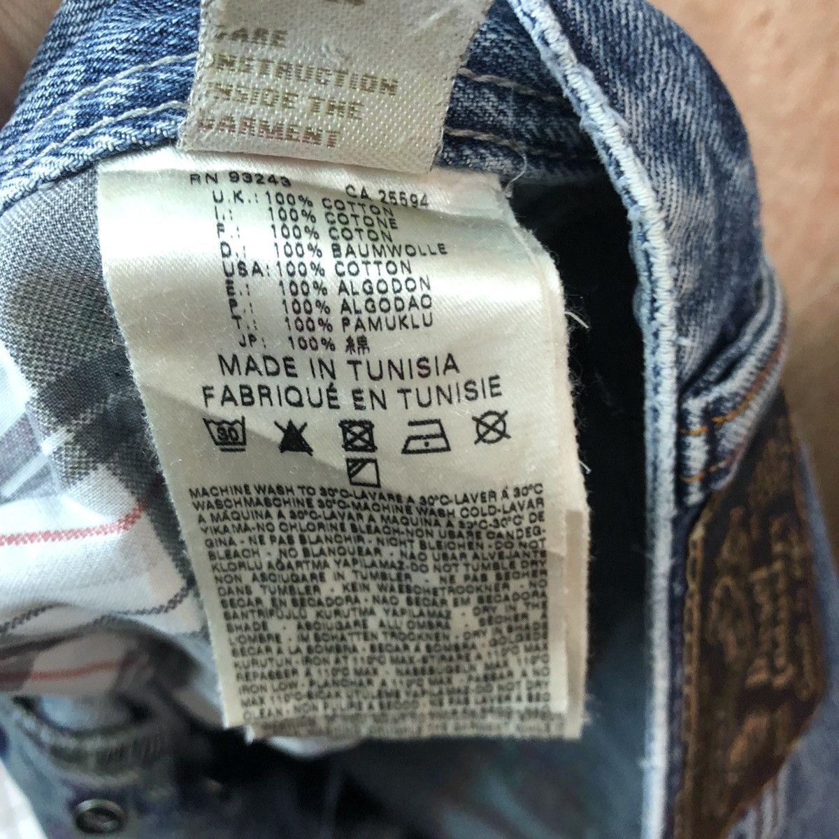 Diesel DLL Diesel Industry safado distressed Denim Jeans #c157 Size US 31 - 15 Thumbnail
