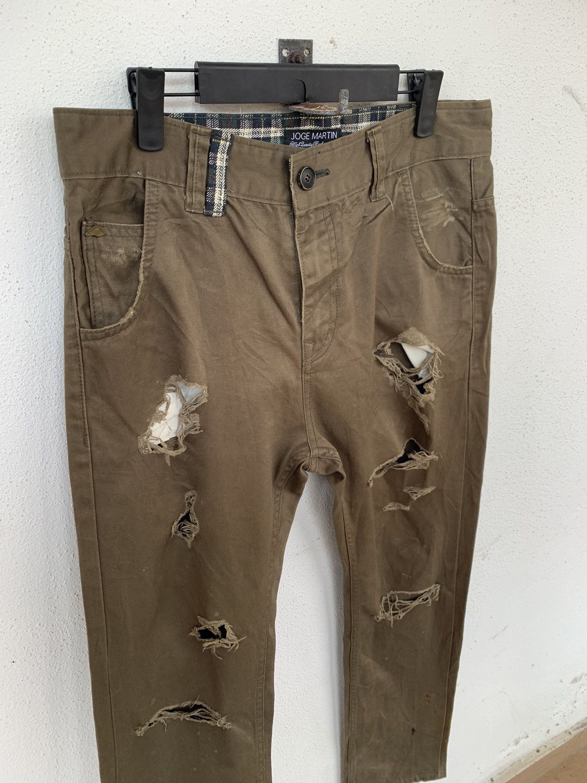 If Six Was Nine × Japanese Brand × Vision Streetwear Joge Martin Brand Craftman Design Pant Size US 33 - 3 Thumbnail