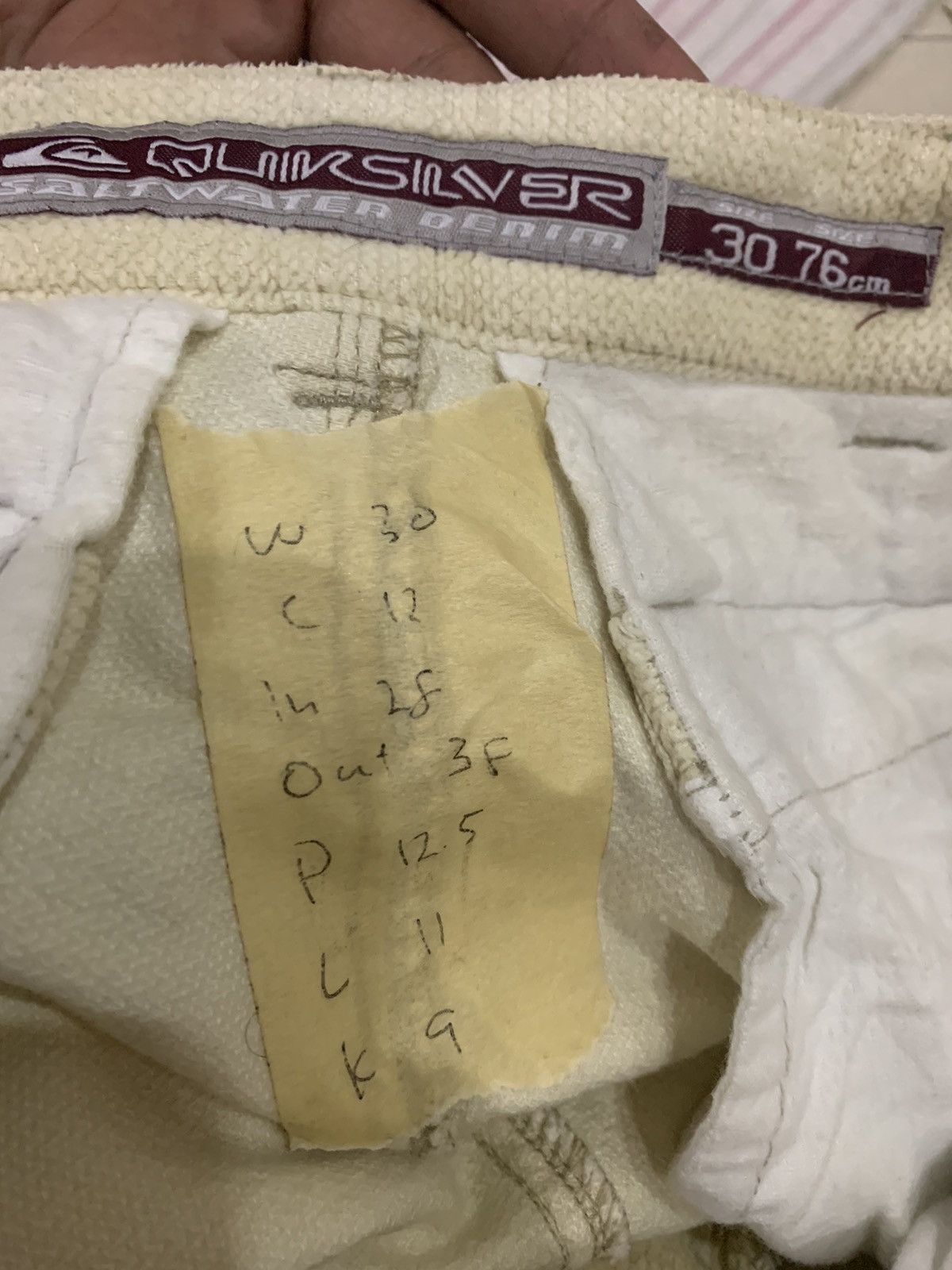 Quiksilver × Vintage Classic Quiksilver Saltwater Denim Cargo Size US 30 / EU 46 - 8 Thumbnail