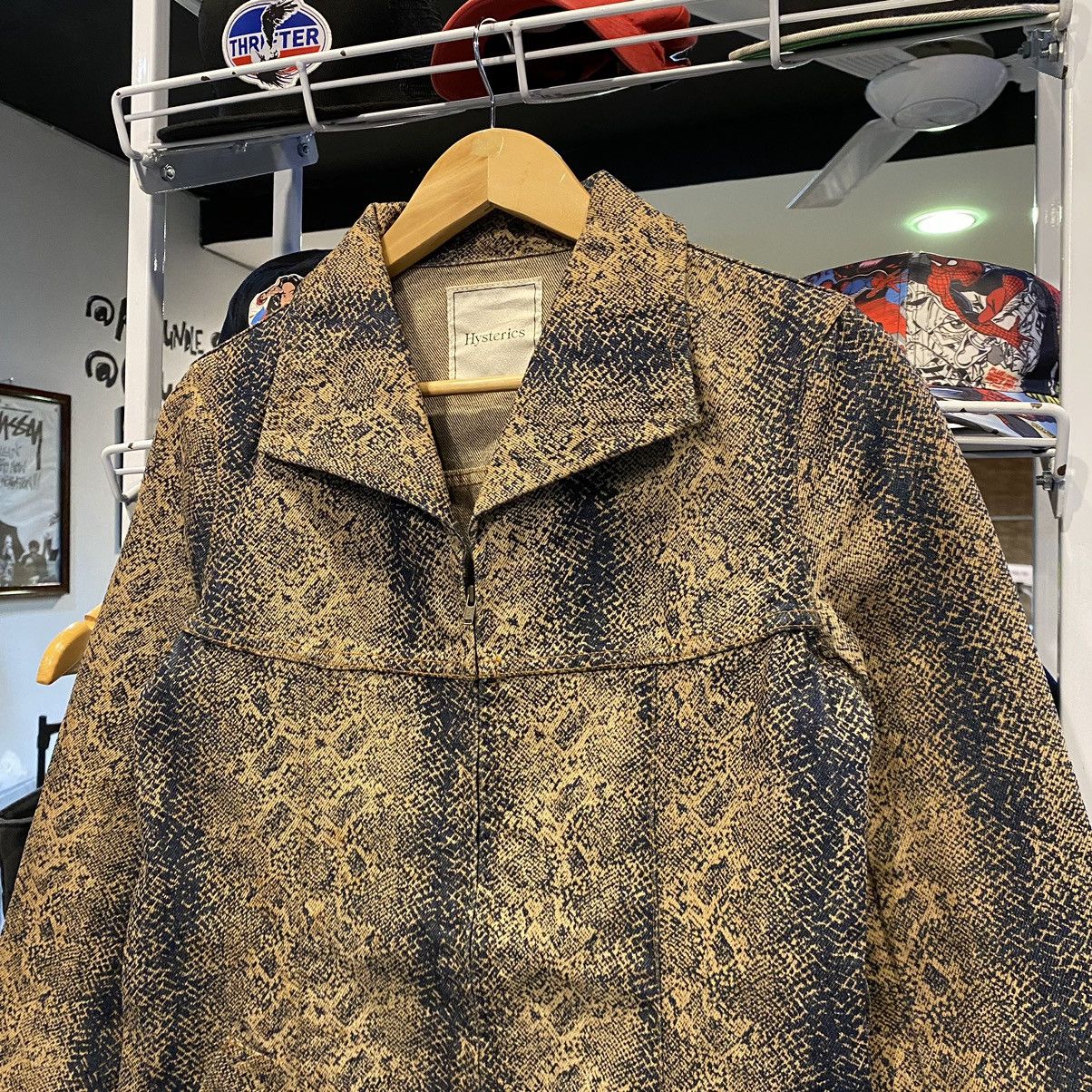 Hysteric Glamour × Vintage SAMPLE Hysteric Glamour Snake Design Denim Jacket Like New Size S / US 4 / IT 40 - 4 Thumbnail