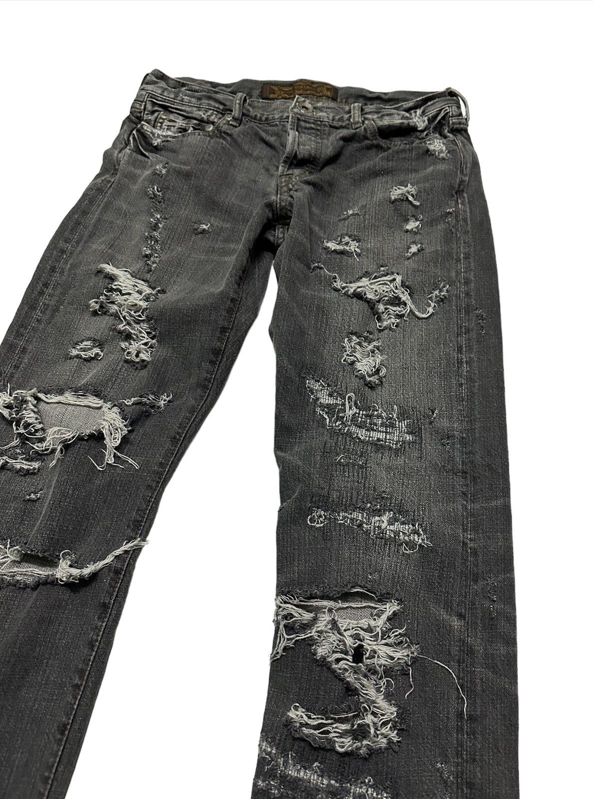 Hysteric Glamour × Vintage Vintage Goa distressed denim jeans 