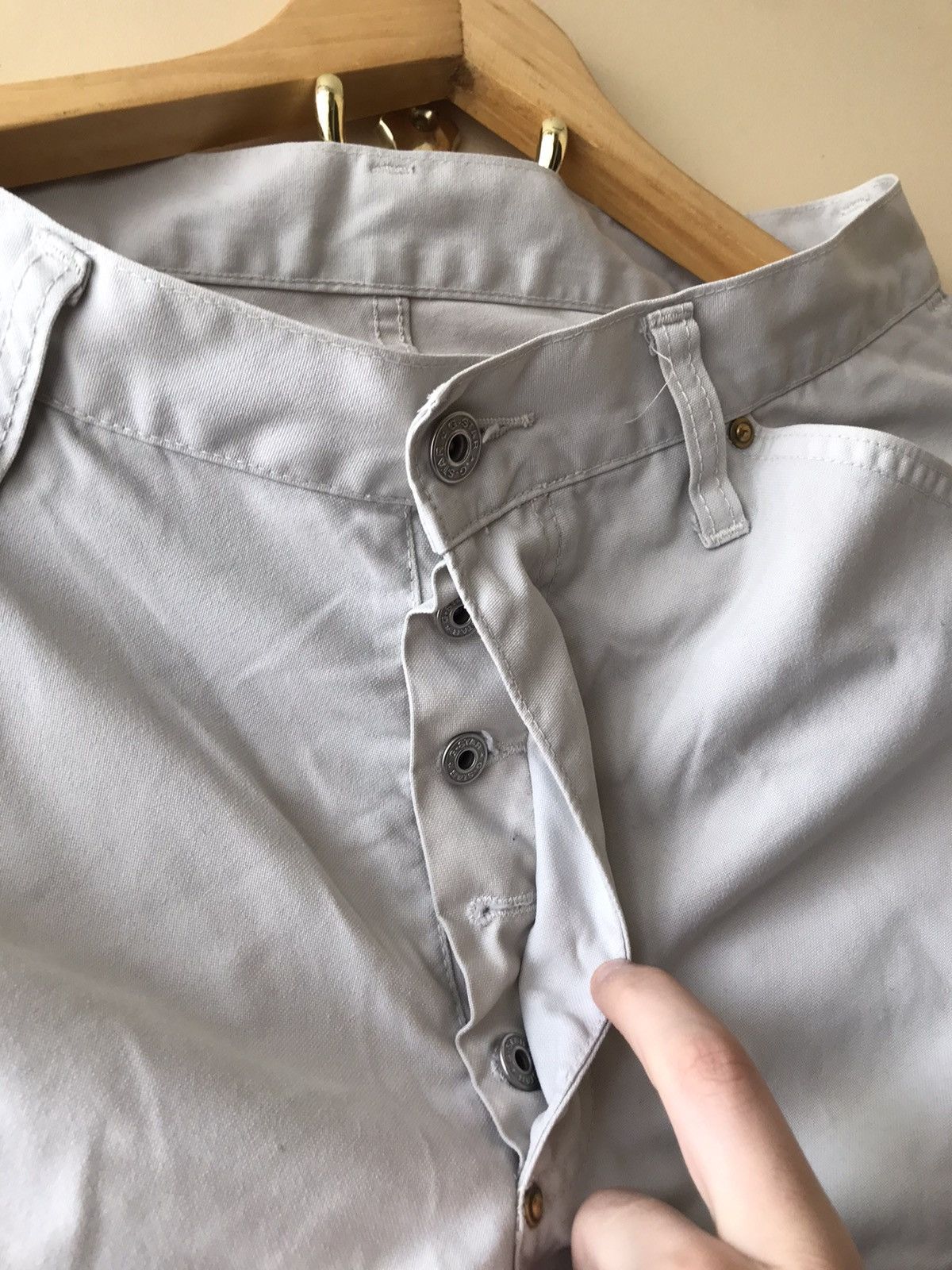 G-Star × Japanese Brand × Vintage Vintage G Star Raw Big logo Baggy Pants Cargo Double Knee Size US 33 - 3 Thumbnail