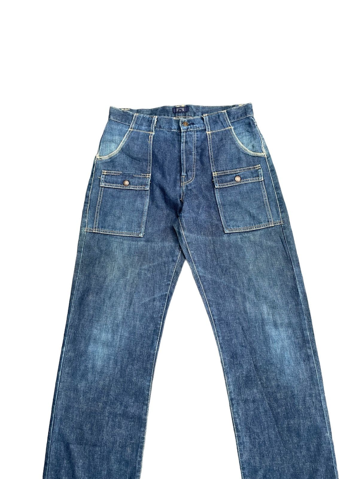 Le Grande Bleu (L.G.B.) Vintage Ships Japan Bush Pant Size US 33 - 4 Thumbnail