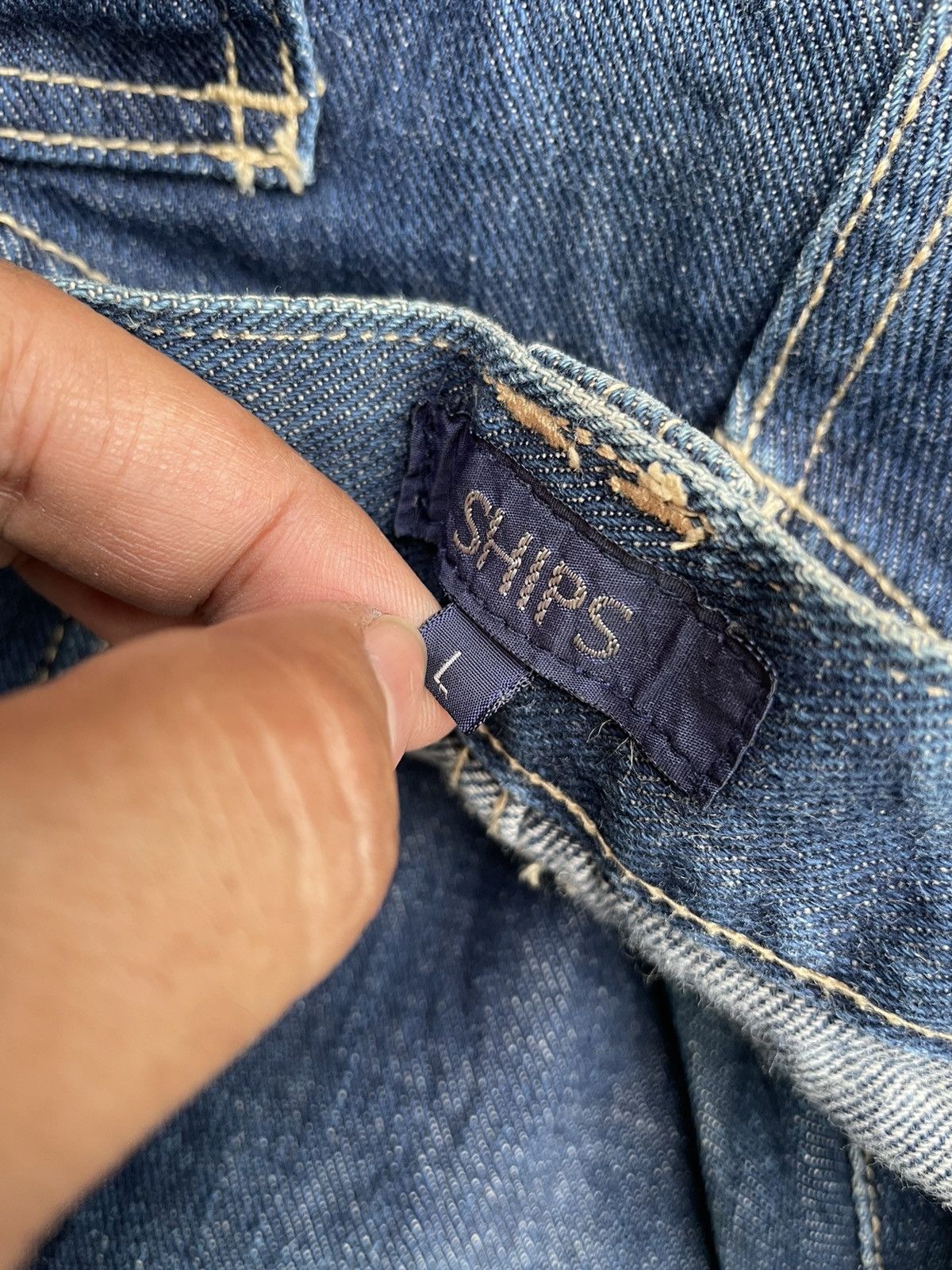 Le Grande Bleu (L.G.B.) Vintage Ships Japan Bush Pant Size US 33 - 14 Thumbnail
