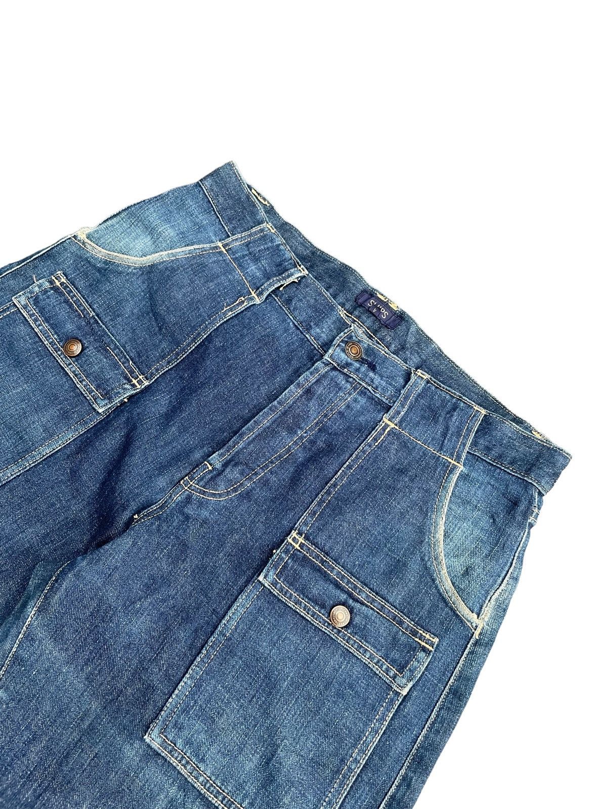 Le Grande Bleu (L.G.B.) Vintage Ships Japan Bush Pant Size US 33 - 6 Thumbnail