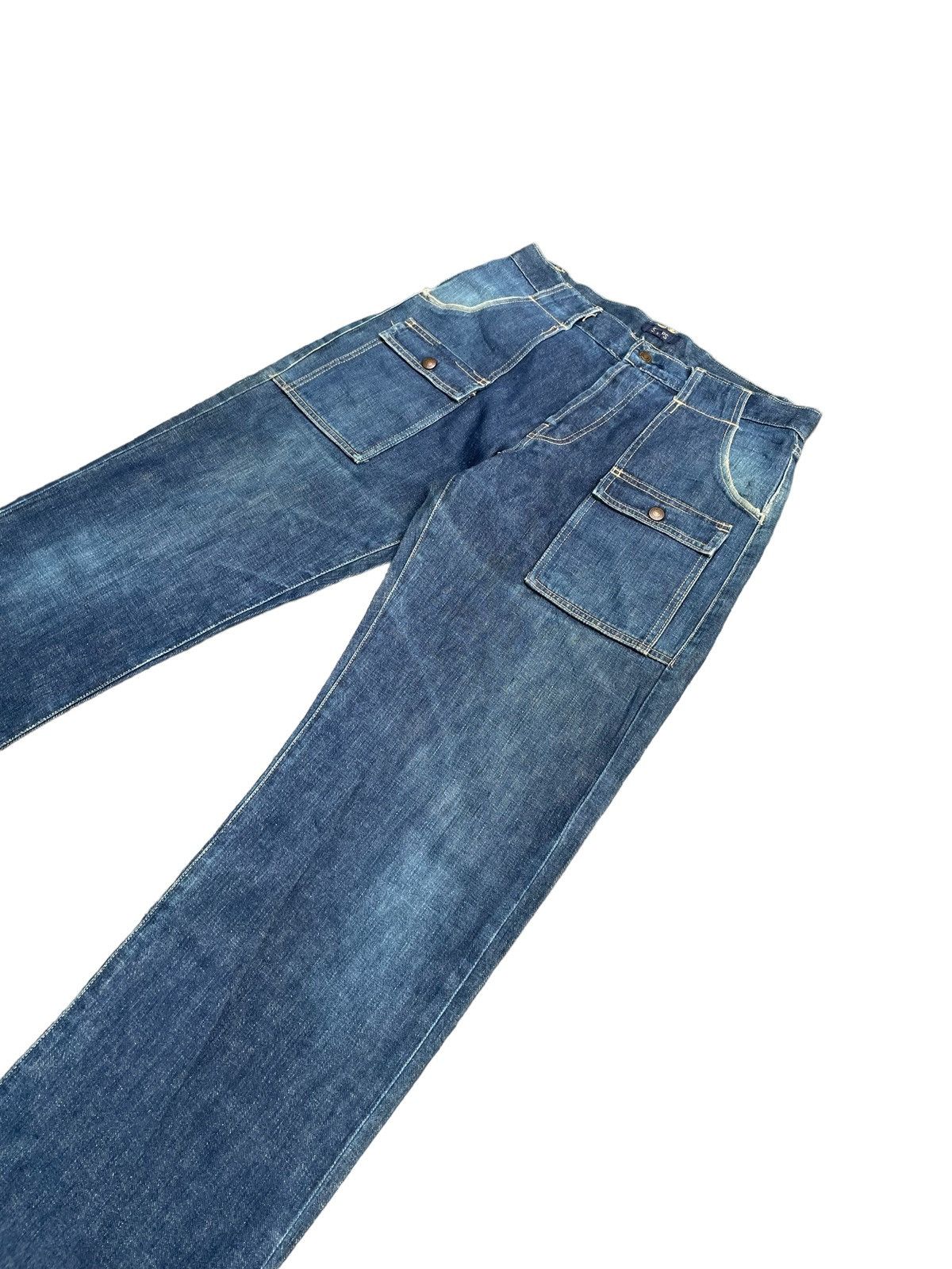 Le Grande Bleu (L.G.B.) Vintage Ships Japan Bush Pant Size US 33 - 3 Thumbnail