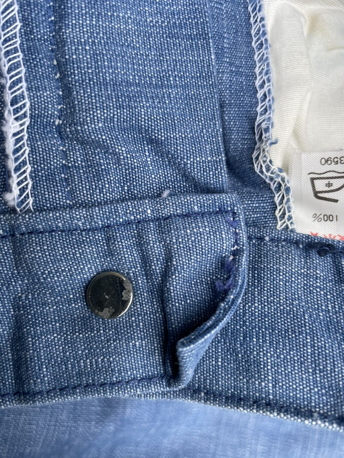 Japanese Brand Vintage 80’s Mark Five Wide Leg Denim Size US 29 - 12 Thumbnail