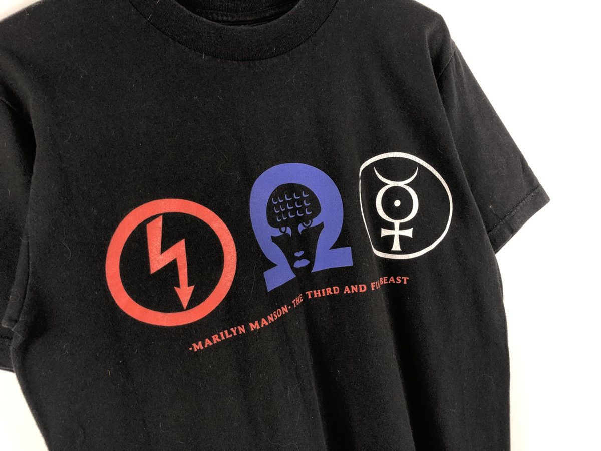Band Tees × Marilyn Manson × Vintage Vintage Marilyn Manson t Shirt The Third And Final Beast Size US M / EU 48-50 / 2 - 3 Thumbnail