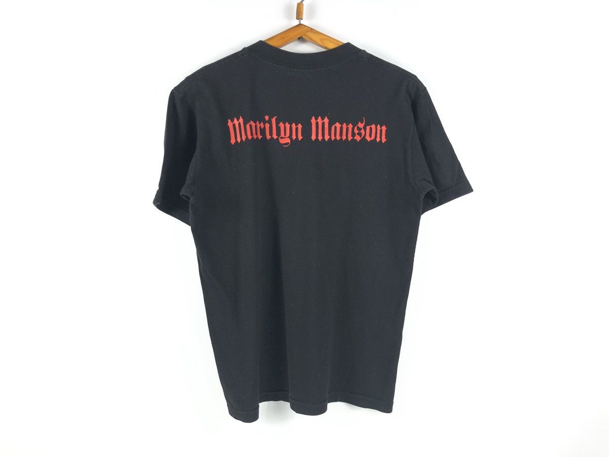 Band Tees × Marilyn Manson × Vintage Vintage Marilyn Manson t Shirt The Third And Final Beast Size US M / EU 48-50 / 2 - 2 Thumbnail