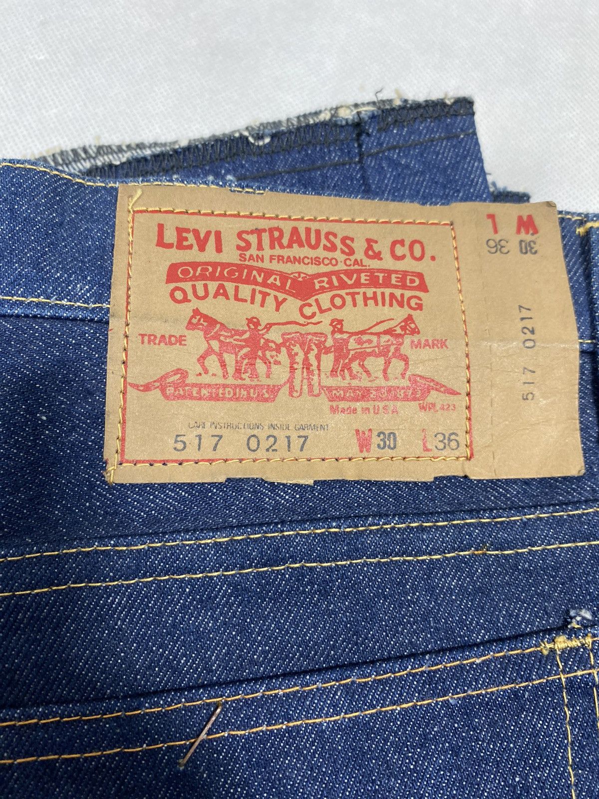 Levi's Levis 517 0217 denim jeans size 30 Size US 30 / EU 46 - 4 Thumbnail