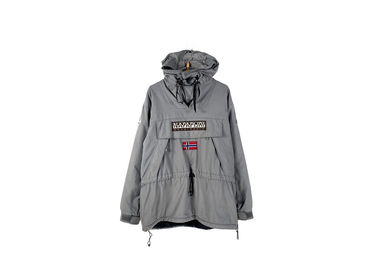 napapijri anorak 90s グレー NAPAPIJRI ナパピリ 90s ナイロン