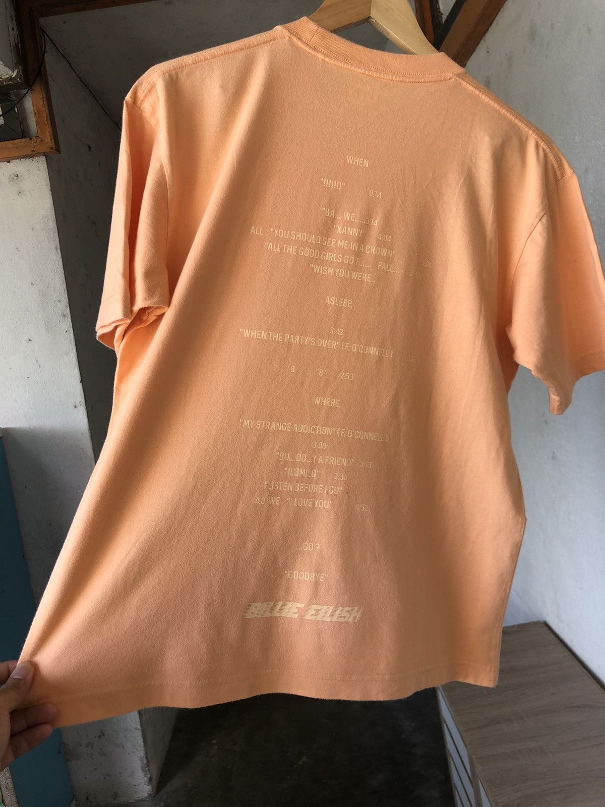 Band Tees Billie Eilish Oversized Short Sleeve T-Shirt Size S / US 4 / IT 40 - 15 Thumbnail