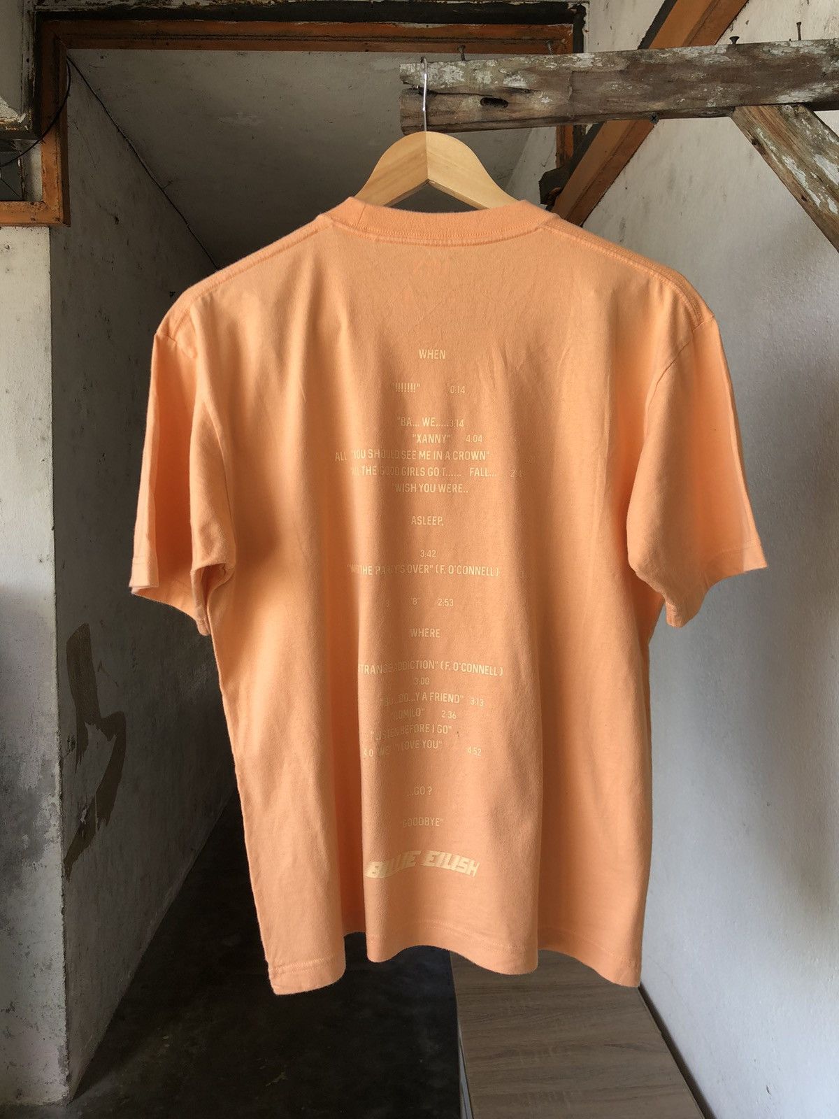 Band Tees Billie Eilish Oversized Short Sleeve T-Shirt Size S / US 4 / IT 40 - 2 Thumbnail