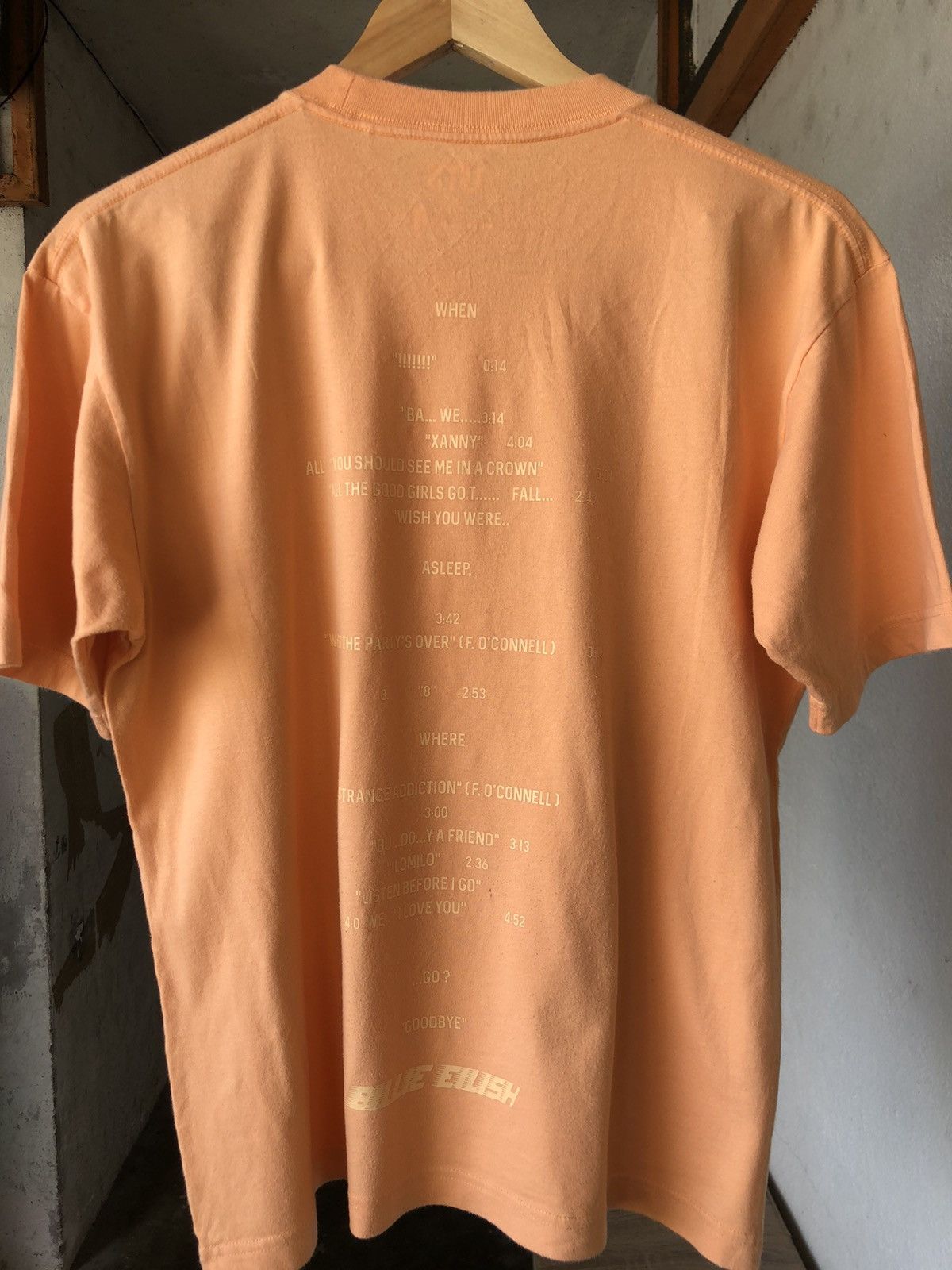 Band Tees Billie Eilish Oversized Short Sleeve T-Shirt Size S / US 4 / IT 40 - 14 Thumbnail