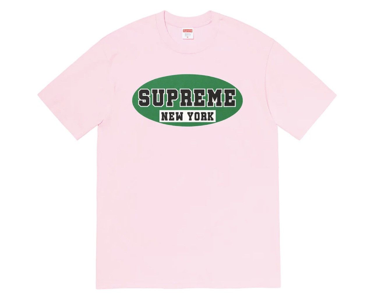 image of Supreme New York Tee Pink/green, Men's (Size 2XL)