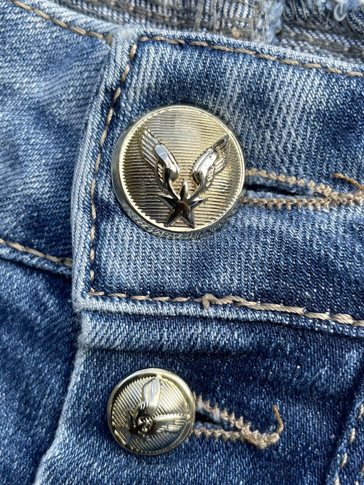 Designer × Philipp Plein Philipp Plein Miami Cut Distressed Denim Size US 33 - 20 Thumbnail